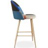 Tabouret Rembourré en Patchwork - Style Scandinave - 66cm - Evelyne image 7