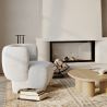 Fauteuil Rembourré - Fauteuil en Tissu Bouclé - Magnolia image 7