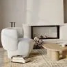 Fauteuil Rembourré - Fauteuil en Tissu Bouclé - Magnolia image 7