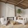 Fauteuil Rembourré - Fauteuil en Tissu Bouclé - Magnolia image 7