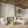 Fauteuil Rembourré - Fauteuil en Tissu Bouclé - Magnolia image 7