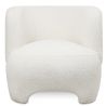 Fauteuil Rembourré - Fauteuil en Tissu Bouclé - Magnolia image 7