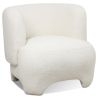 Fauteuil Rembourré - Fauteuil en Tissu Bouclé - Magnolia image 7