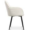 Chaise de salle à manger rembourrée en velours - Avrea image 7