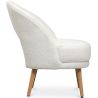 Chaise de Salle à Manger Rembourrée en Bouclé - Devy image 7