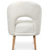 Chaise de Salle à Manger Rembourrée en Bouclé - Devy image 7