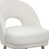 Chaise de Salle à Manger Rembourrée en Bouclé - Devy image 7