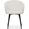 Chaise de salle à manger tapissée en bouclé - Detra image 7