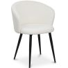 Chaise de salle à manger tapissée en bouclé - Detra image 7