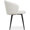 Chaise de salle à manger tapissée en bouclé - Detra image 7