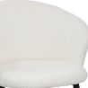 Chaise de salle à manger tapissée en bouclé - Detra image 7