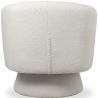 Fauteuil Tapissé en Tissu Bouclé - Design Courbé - Dresa image 7