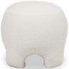 Repose-pieds Tapissé - Pouf en Tissu Bouclé - Magnolia image 7