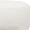 Repose-pieds Tapissé - Pouf en Tissu Bouclé - Magnolia image 7