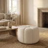 Pouf Rond Rembourré en Tissu Bouclé - Posera image 7
