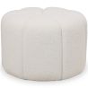 Pouf Rond Rembourré en Tissu Bouclé - Posera image 7