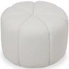 Pouf Rond Rembourré en Tissu Bouclé - Posera image 7