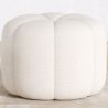 Pouf Rond Rembourré en Tissu Bouclé - Posera image 7