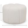Pouf Rond Rembourré en Tissu Bouclé - Posera image 7
