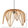Lampe de Plafond en Rotin - Style Boho Bali - Cardenia image 7