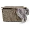 Panier en Fibre Naturelle avec Couvercle - 40x30CM - Baulera image 7