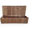 Panier en rotin avec couvercle - 26x10CM - Lung image 7