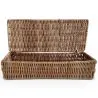 Panier en rotin avec couvercle - 26x10CM - Lung image 7
