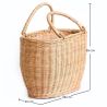 Panier en rotin avec poignées - Keray image 7