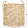 Panier en Fibres Naturelles avec Poignées - 30x30CM - Taral image 7