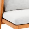 Chaise de salle à manger d'extérieur en teck avec coussins - Esther image 7