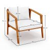 Fauteuil d'extérieur en bois de teck - Bamas image 7