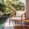 Fauteuil d'extérieur en bois de teck - Bamas image 7