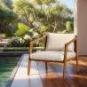 Fauteuil d'extérieur en bois de teck - Bamas image 7
