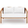 Canapé d'extérieur en bois de teck - 140 CM - Bamas image 7