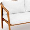 Canapé d'extérieur en bois de teck - 140 CM - Bamas image 7
