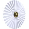 Lampe Murale Applique Fleur en Métal Blanc et Doré - 45CM image 7
