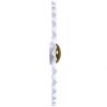 Lampe Murale Applique Fleur en Métal Blanc et Doré - 45CM image 7