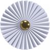 Lampe Murale Applique Fleur en Métal Blanc et Doré - 45CM image 7