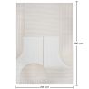 Grand Tapis Design Contemporain et Moderne - Beige (290x200 cm) - Dhoka image 7
