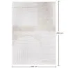 Grand Tapis Design Contemporain et Moderne - Beige (290x200 cm) - Awa image 7