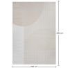 Grand Tapis Design Contemporain et Moderne - Beige (290x200 cm) - Ryng image 7
