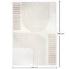 Grand Tapis Design Contemporain et Moderne - Beige (290x200 cm) - Rya image 7