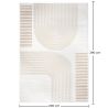Grand Tapis Design Contemporain et Moderne - Beige (290x200 cm) - Rya image 7
