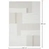 Grand Tapis Design Contemporain et Moderne - Beige (290x200 cm) - Qara image 7