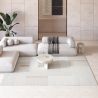 Grand Tapis Design Contemporain et Moderne - Beige (290x200 cm) - Qara image 7