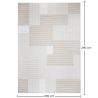 Grand Tapis Design Contemporain et Moderne - Beige (290x200 cm) - Debra image 7