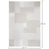 Grand Tapis Design Contemporain et Moderne - Beige (290x200 cm) - Debra image 7