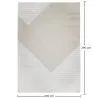 Grand Tapis Design Contemporain et Moderne - Beige (290x200 cm) - Escara image 7