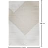 Grand Tapis Design Contemporain et Moderne - Beige (290x200 cm) - Escara image 7