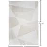 Grand Tapis Design Contemporain et Moderne - Beige (290x200 cm) - Cerna image 7